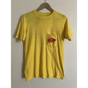 Vintage 80s JG Surf Sport Lopez Lake Single Stitch T Shirt Size M